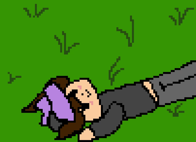 I drew myself in a grassy field using 1754220s base (credits to @1754220 for the base)