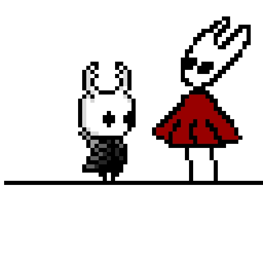 Little knight and Hornet