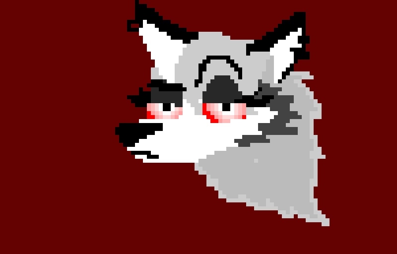 my first pixel art of Loona :D