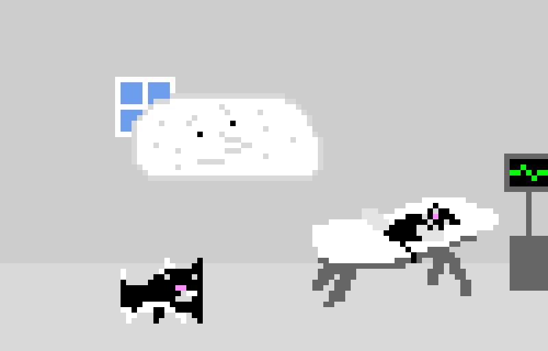 neither is motocylist, hes at the hosptital and wimby and his dad came