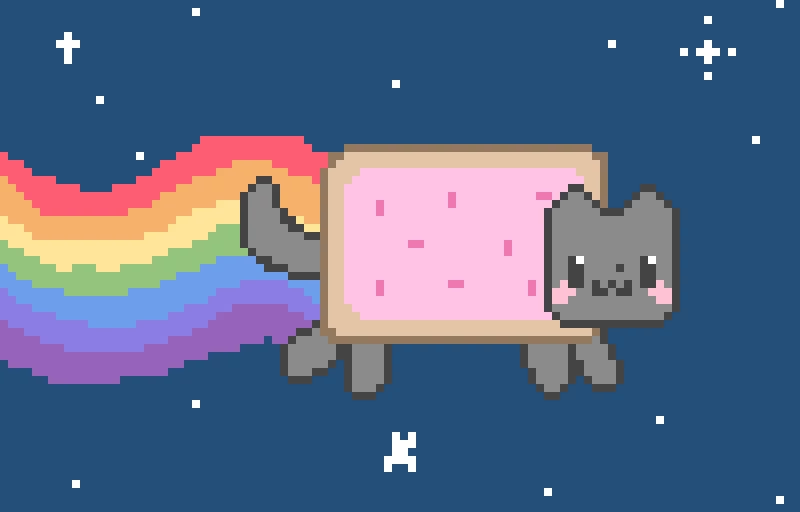 nyan cat from memory