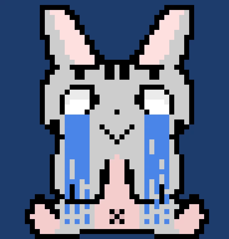 poor lil guy lost his family because Dezz was craving bunny soup (creds go to @liam_s )