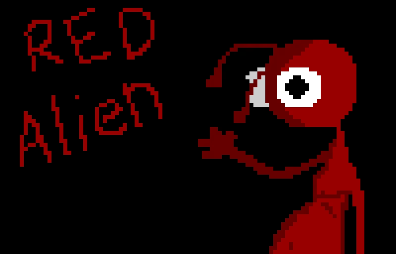 The icon of this account: RED ALIEN (contest)