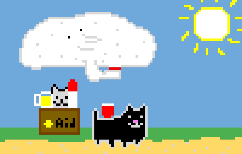 they got some lemon aid from a kid who was selling some