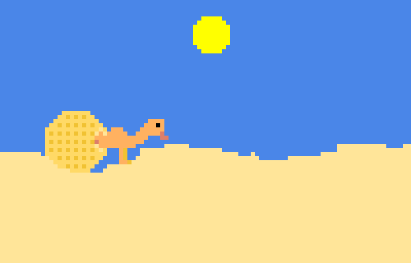 waffle eating camel: requested by @waffle