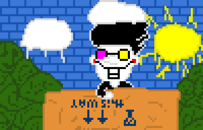 welcome to my, [homemade store front]!