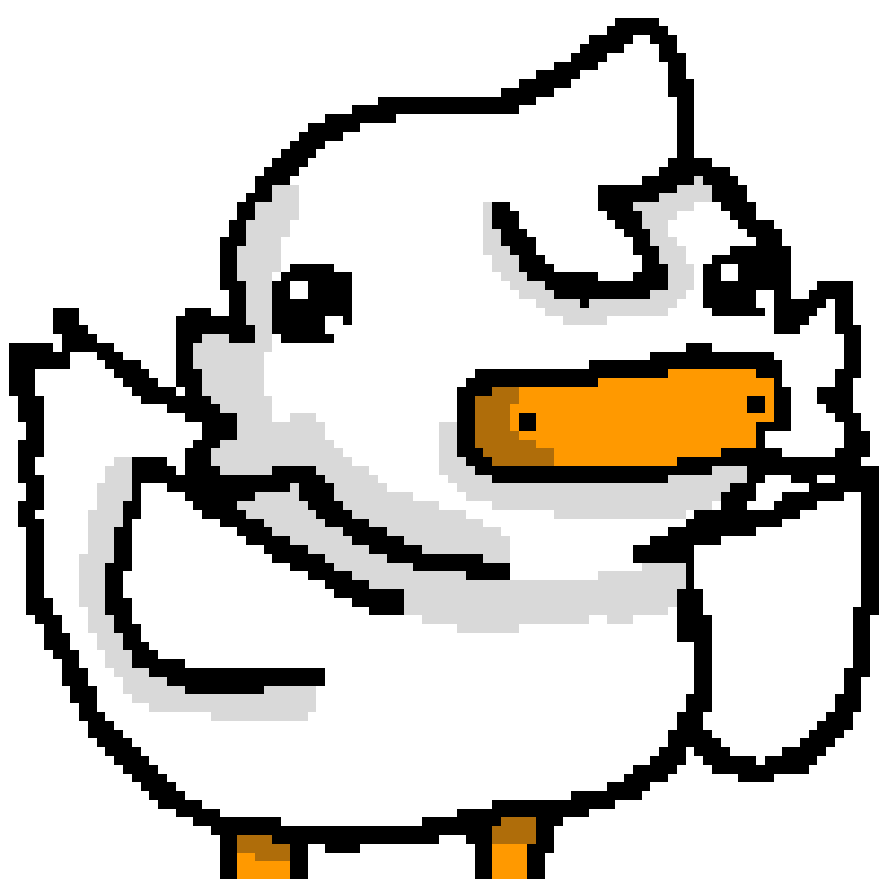 youve been ducked :)