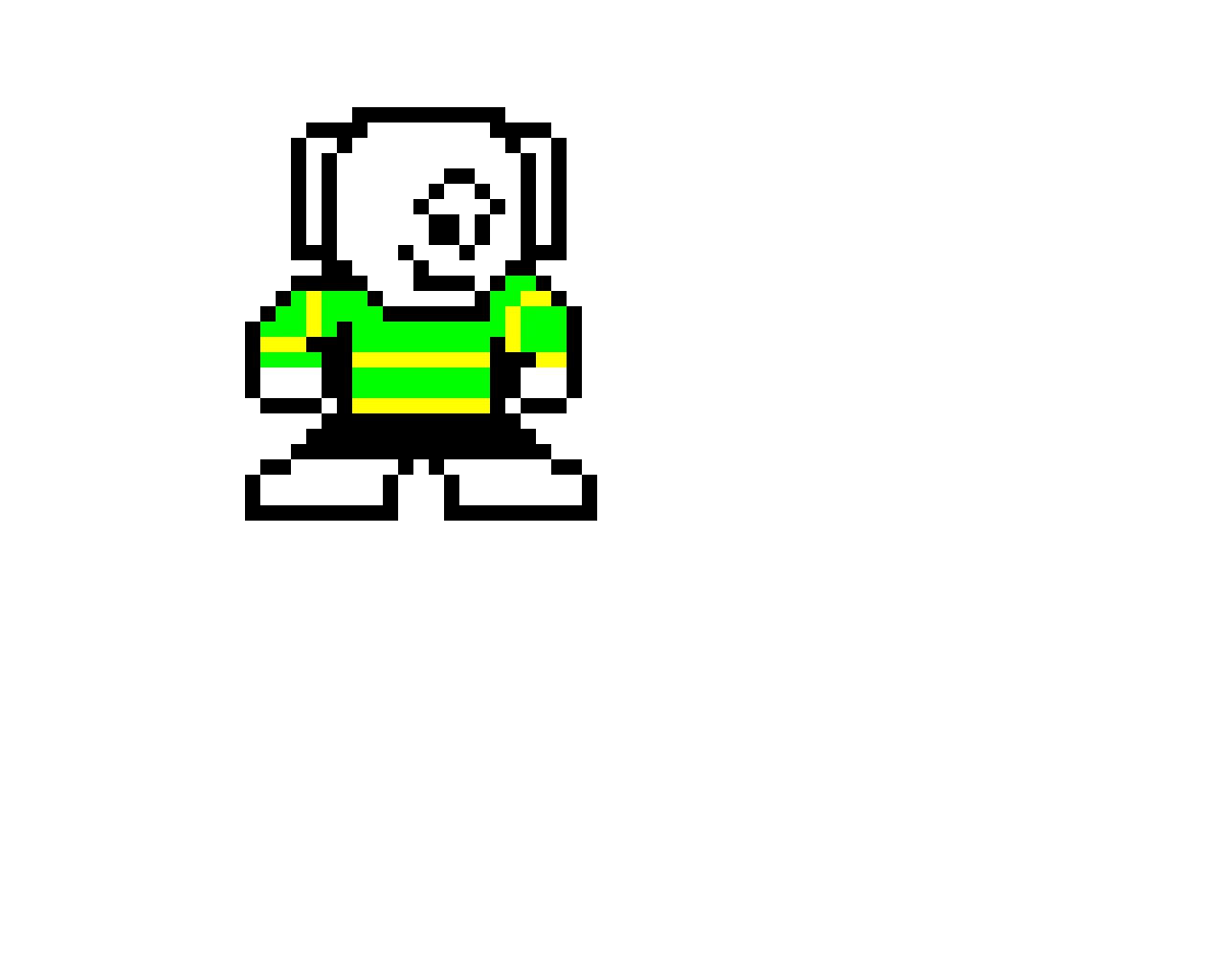 asriel mega man style from undertale