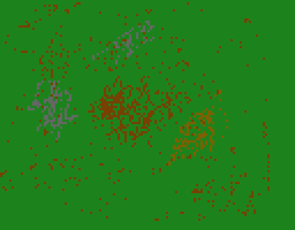 Eagle Eye View of My Minecraft World After My Friends Place 100 tnt Blocks