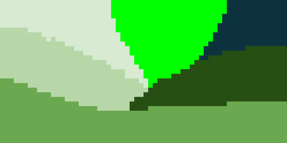 I didn&rsquo;t realise how many greens there where