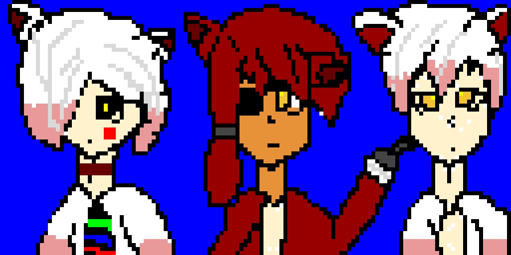 mangle foxy and funtime foxy