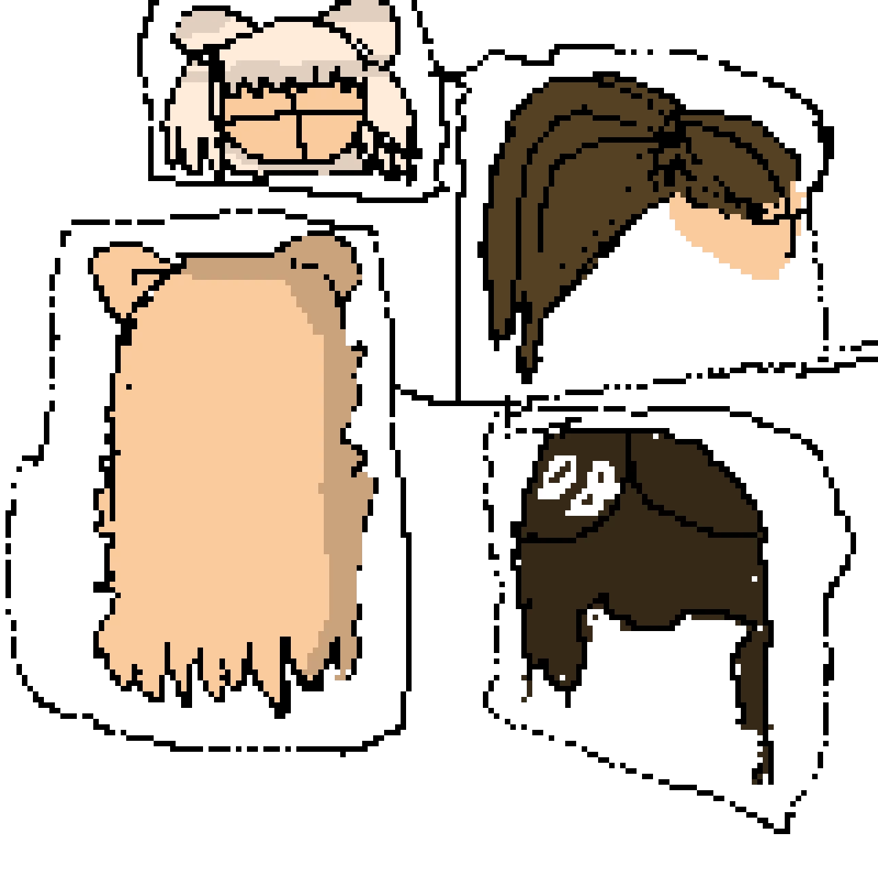 roblox hairs part one