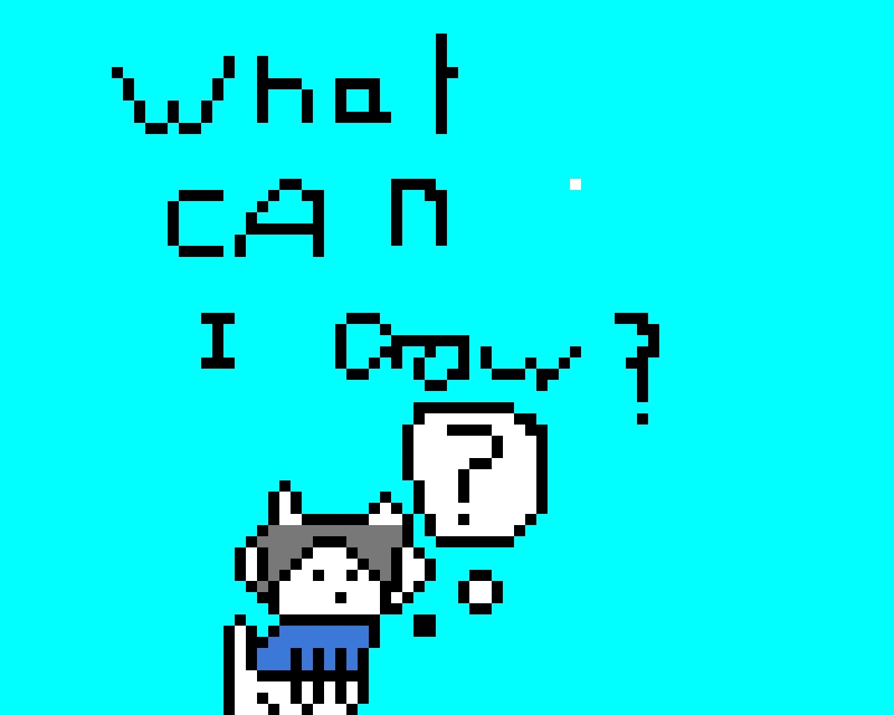 What should I draw? ( Btw the character is my icon)