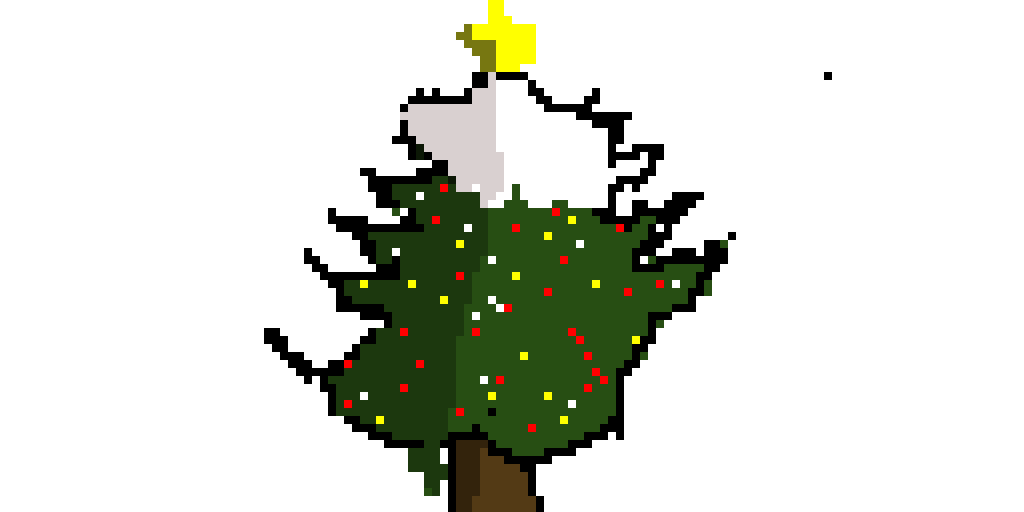 winter tree with snow on top contest  if u guys didnt know im alt account of artist_dreamer.