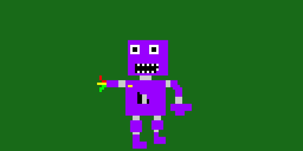 withered purple guy animatronic version ten likes for normal purple guy animatronic