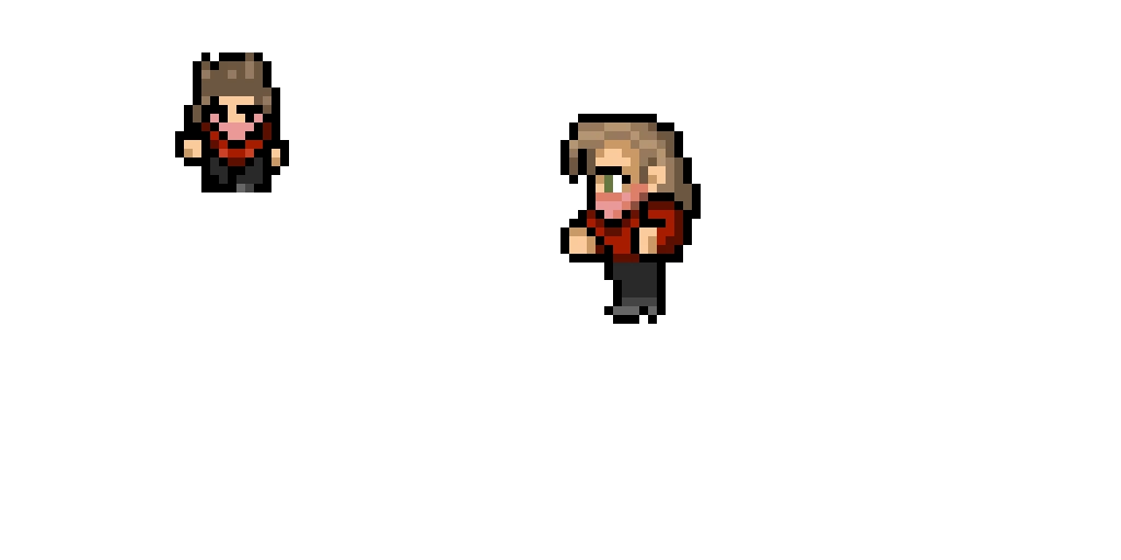 another sprite edit of me turning my friend into a final fantasy sprite