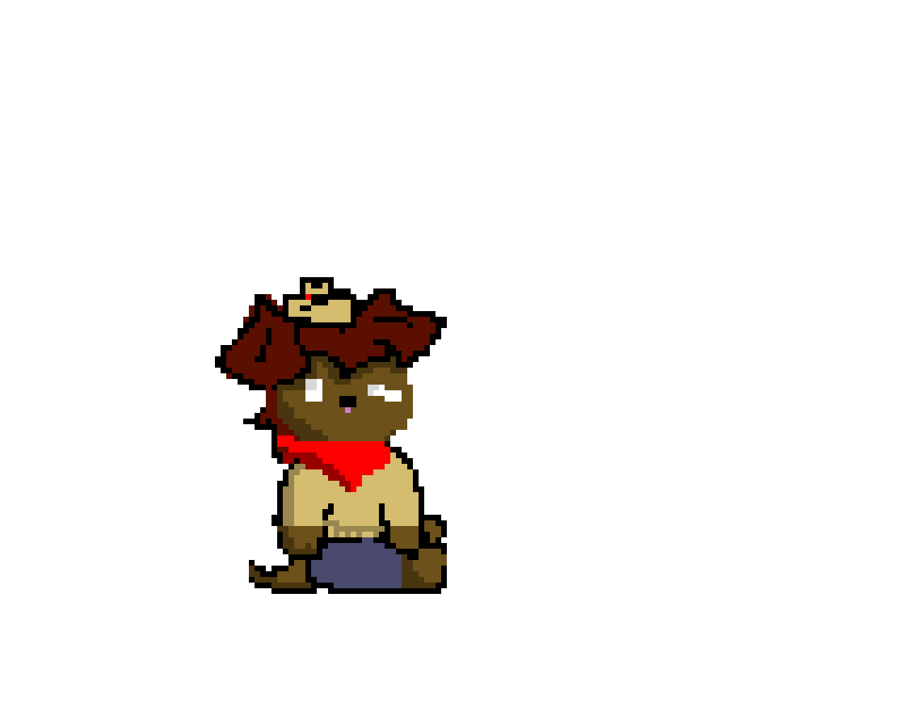 chocolate dog, cookie run kingdom ( not actual character i made it up)