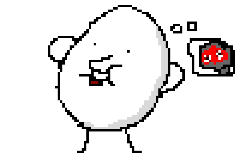 flumpty&rsquo;s thinking about fired eyes I dare someone to make this into a gif