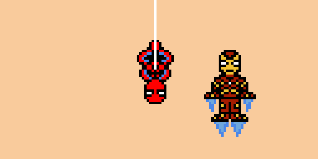 ironman and spiderman