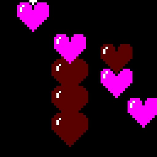 one has 1 love and 1 has three lovers and the rest has no lovers