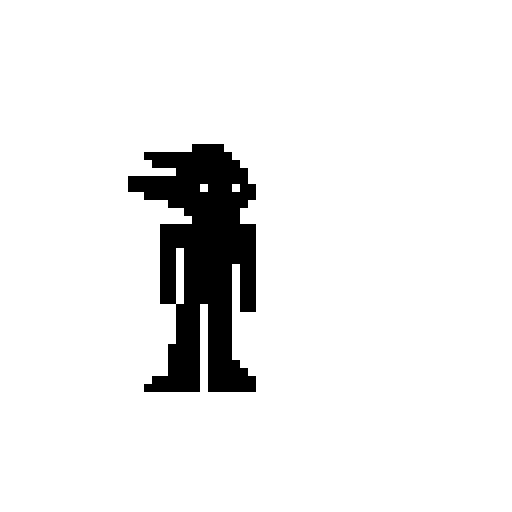 pixel man