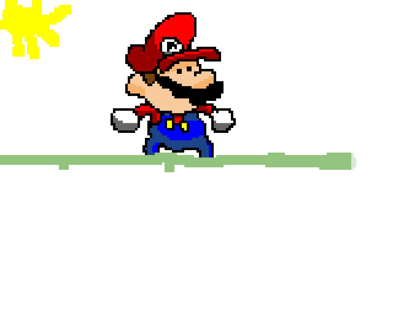 speed runner mario edited also props to the creator for reals its a good drawing