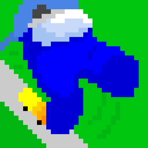 cooler blue crewmate