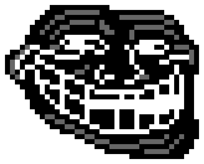inverted troll face