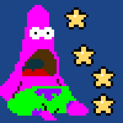 patrick with stars