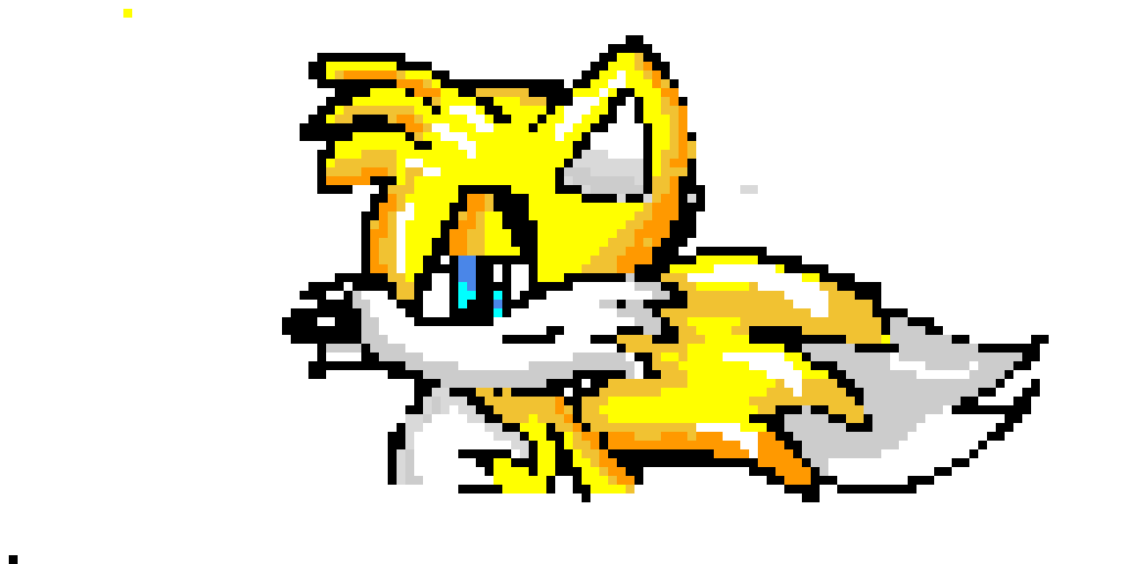 Tails The Fox Pixel Art 8454