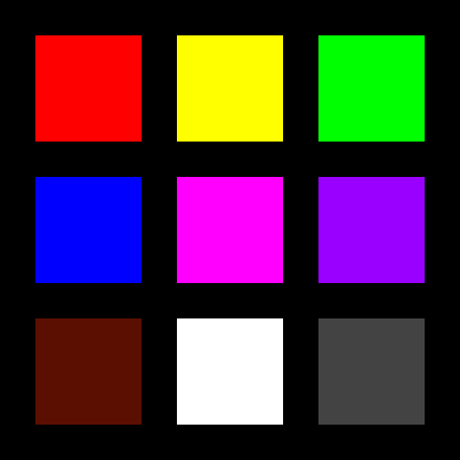 colour changing square