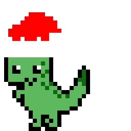 dino-pixel-logo-with-christmas-hat