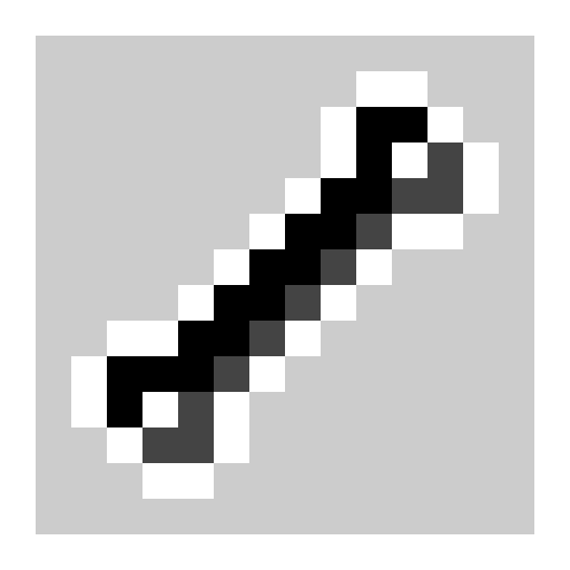 Inverted 16 by 16 bone(Credit to Sans