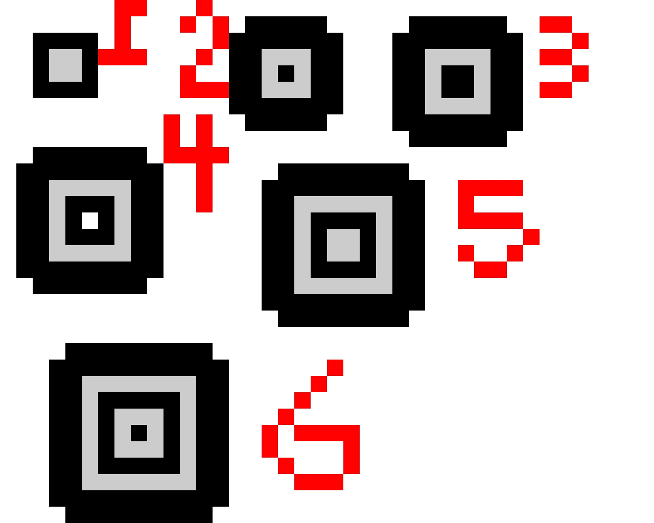 6 different sizes of wheels