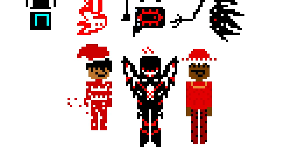 me and 2 of my friends avatars on roblox