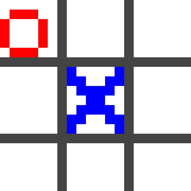 tic tac toe reupload and put an o jay