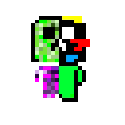 creeper model in 4 different styles