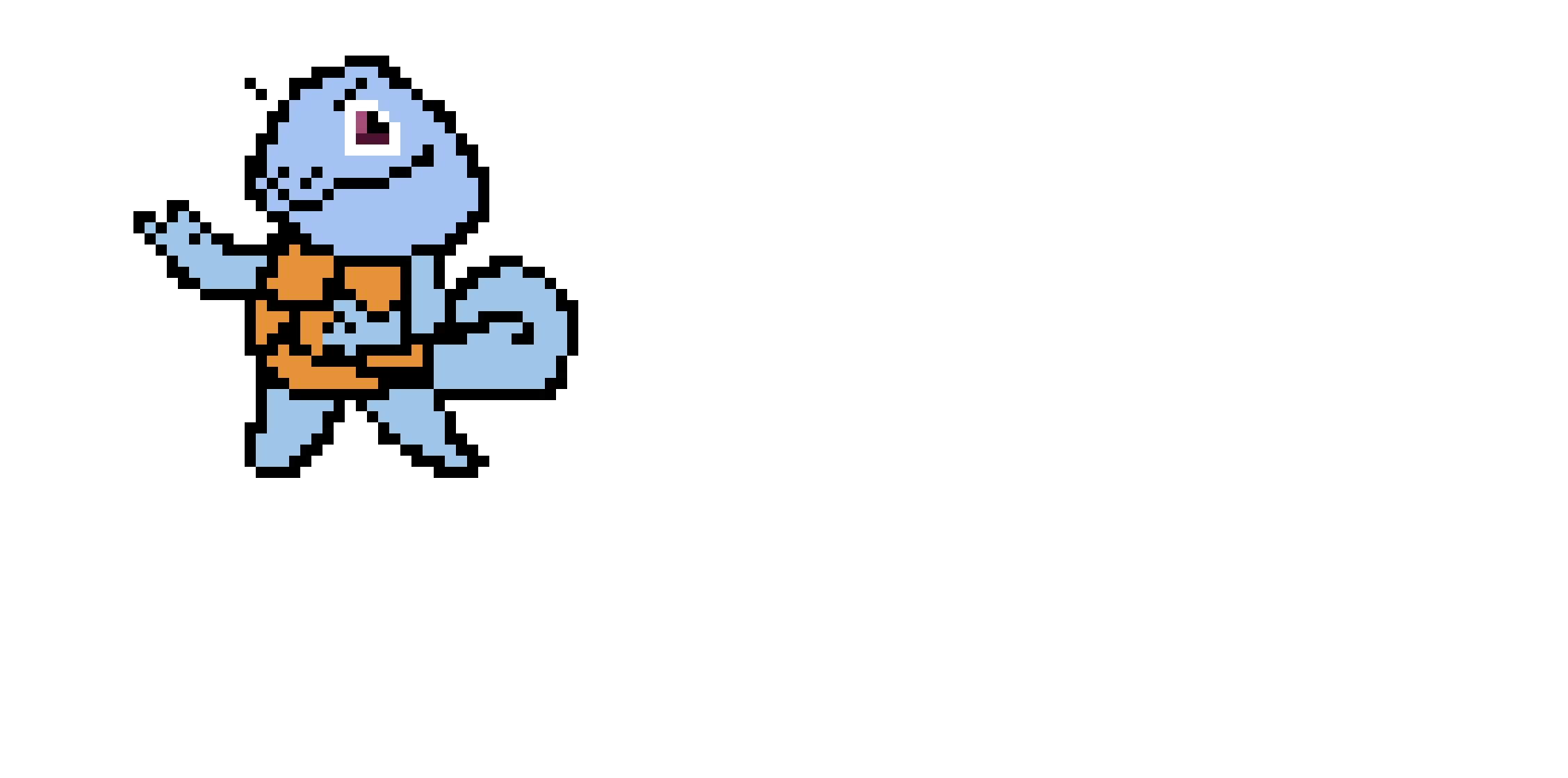 my pokemon blue starter fishy