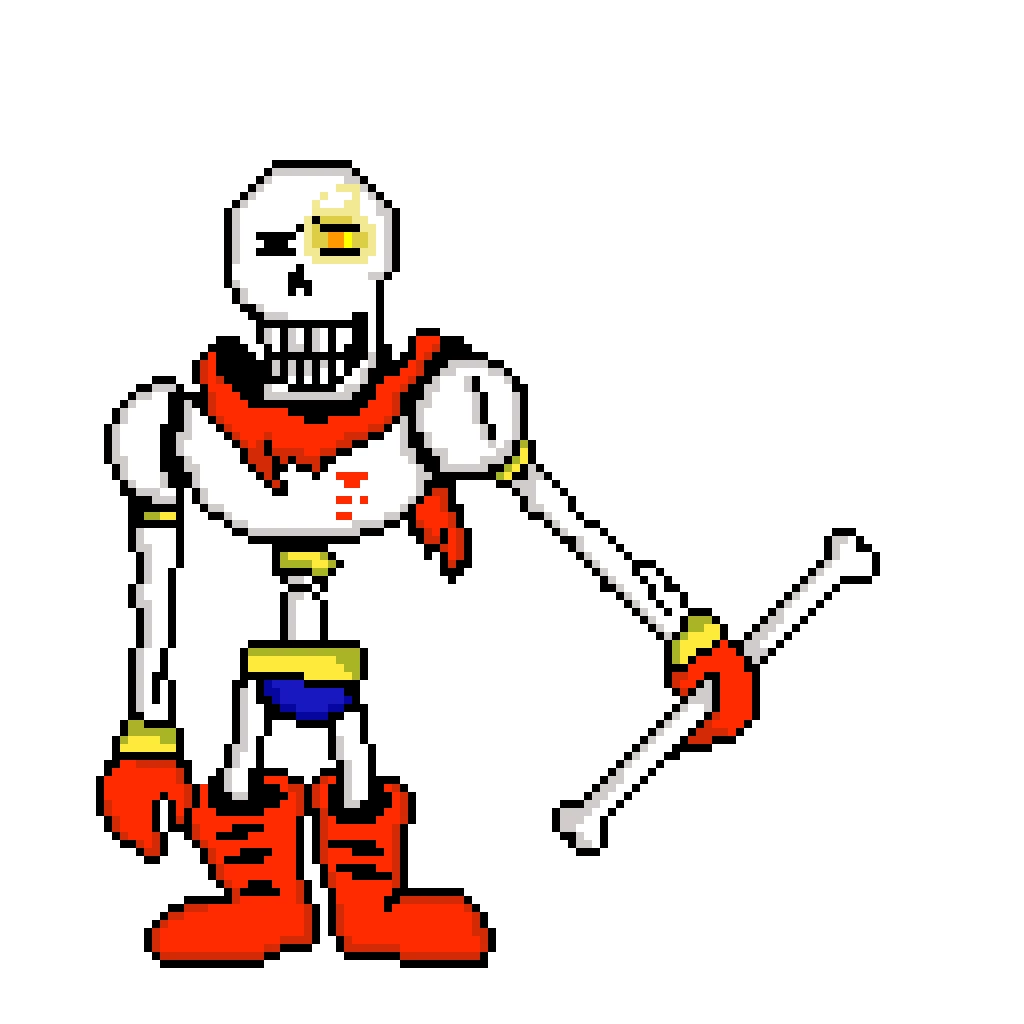 Fan made Phase five Disbelief! Papyrus. (@loz_fan for original)