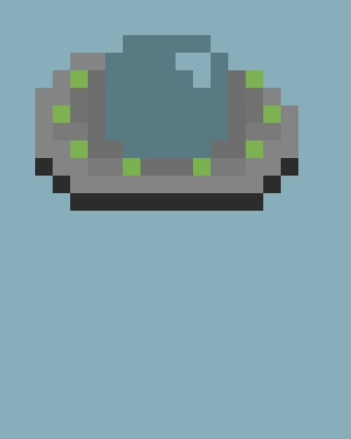 ufo but blue and no beam