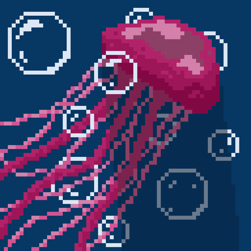 Profile pic jellyfish #37351 pixel art