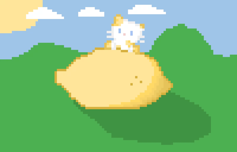 Honeyfur with a lemon :