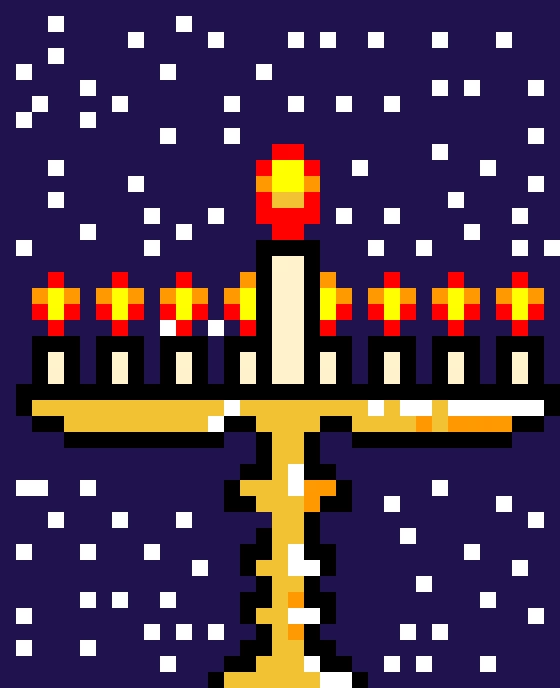 menorah for chanukah