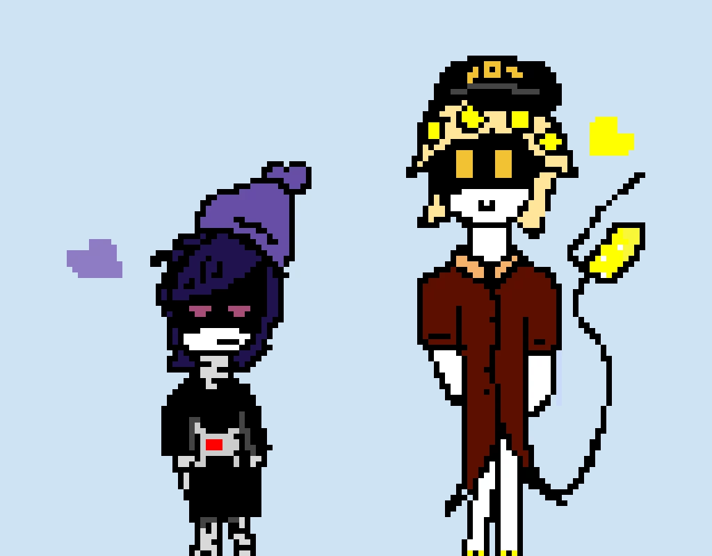 a boy and an emo girl