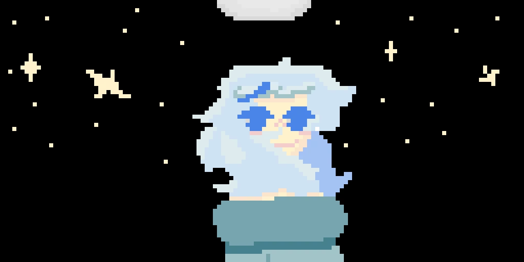 POV: You and ç¾Žã—ã„(Utsukushi) have finished dinner and are now enjoying the stars <3