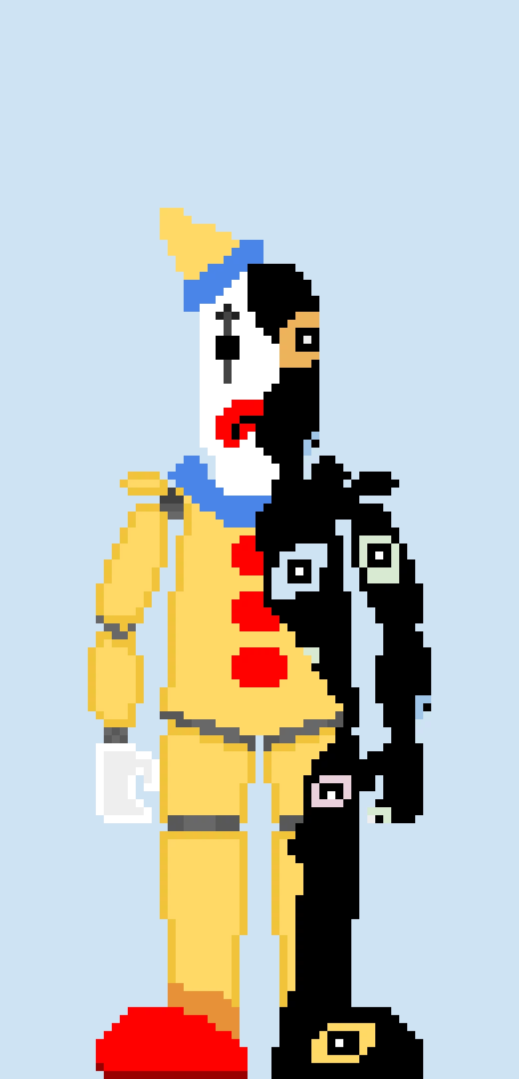 aminatronic version of cosmo from the amazing digtial circus