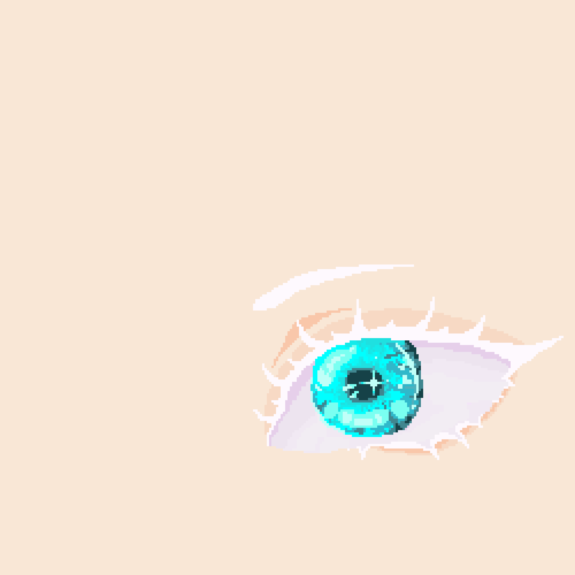 a female version of gojo’s eye (i tried lmao)