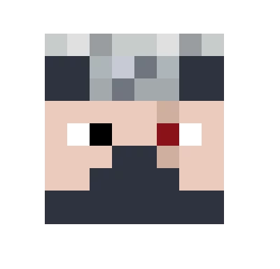 kakashi hatake from naruto but in minecraft skin