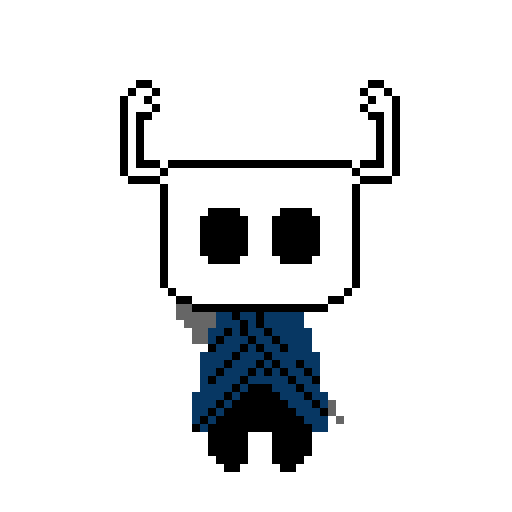 The Knight! (Contest) (i used @Pixel_Knight’s mask template for the head so credit to them)