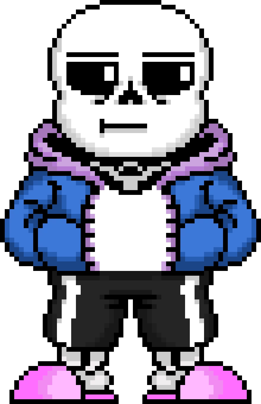 sans is bored and wants to see some pixel art send ideas for me to make him happy again